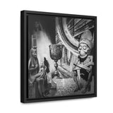 CT Underworld Framed Canvas Print