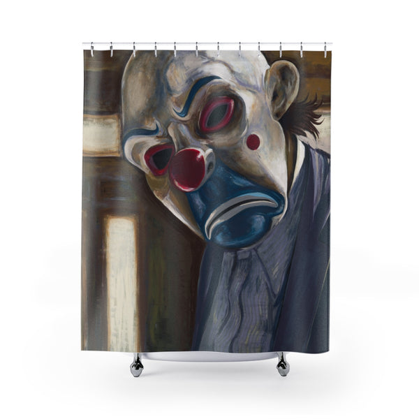 Bank Heist Shower Curtain